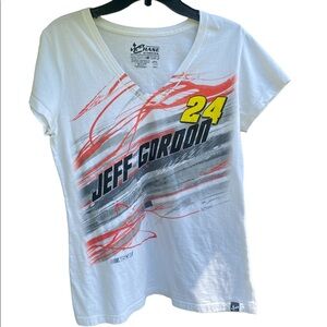 Chase Authentics Jeff Gordon NASCAR women’ssize Large V neck shirt